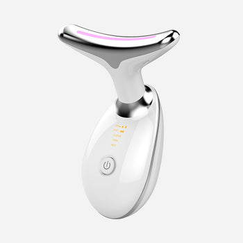 Beauty Facial Massager, 7 Color Wavy Acne Beauty Microcurrent Facial Device Skin Firming for Face Neck Beauty Device, Glow Market