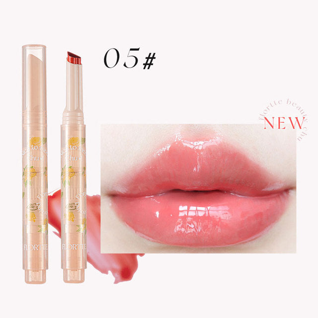 FLORTTE First Kiss Love Stick Lipstick Pen with Mirror Glow Market