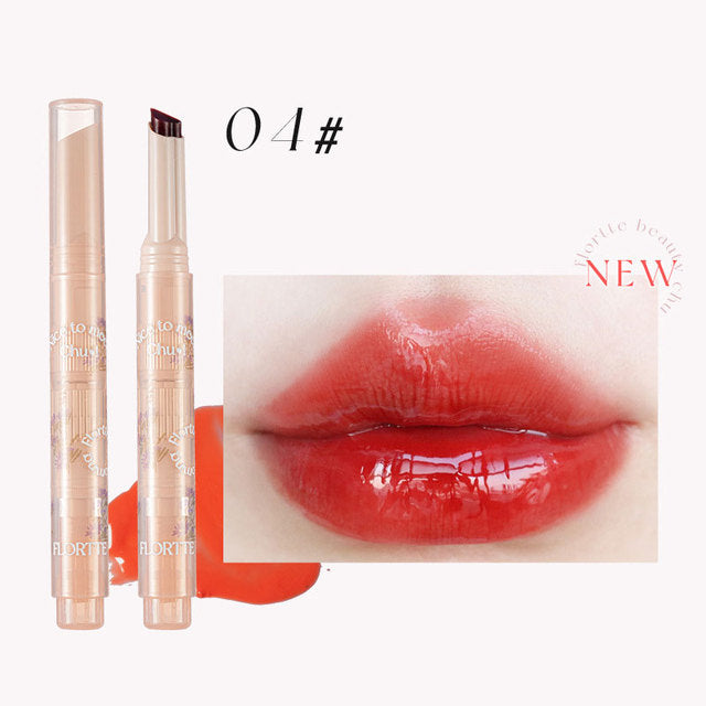 FLORTTE First Kiss Love Stick Lipstick Pen with Mirror Glow Market