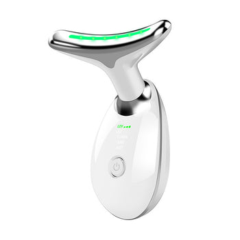 Beauty Facial Massager, 7 Color Wavy Acne Beauty Microcurrent Facial Device Skin Firming for Face Neck Beauty Device, Glow Market
