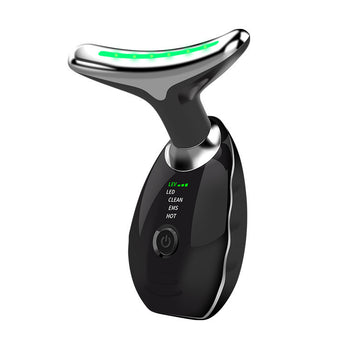Beauty Facial Massager, 7 Color Wavy Acne Beauty Microcurrent Facial Device Skin Firming for Face Neck Beauty Device, Glow Market