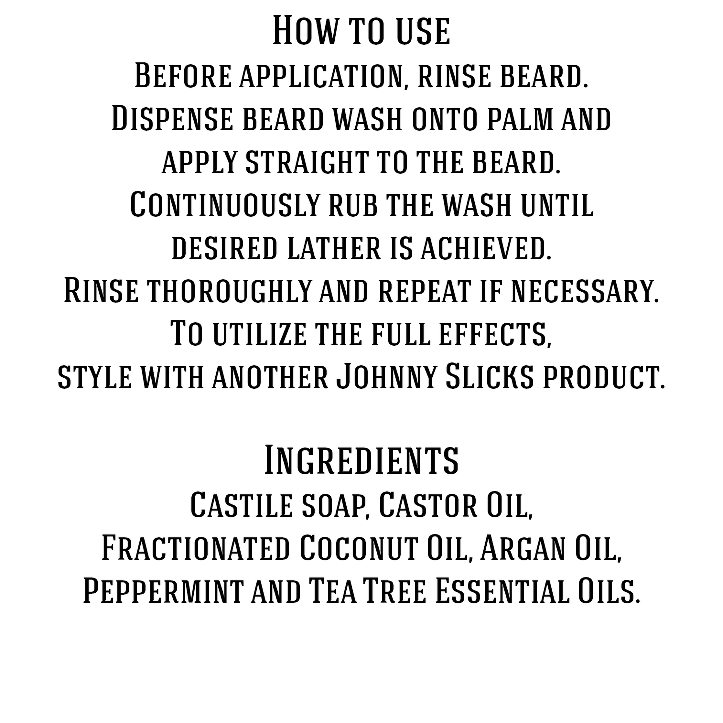 Organic Hand-Whipped Beard Wash