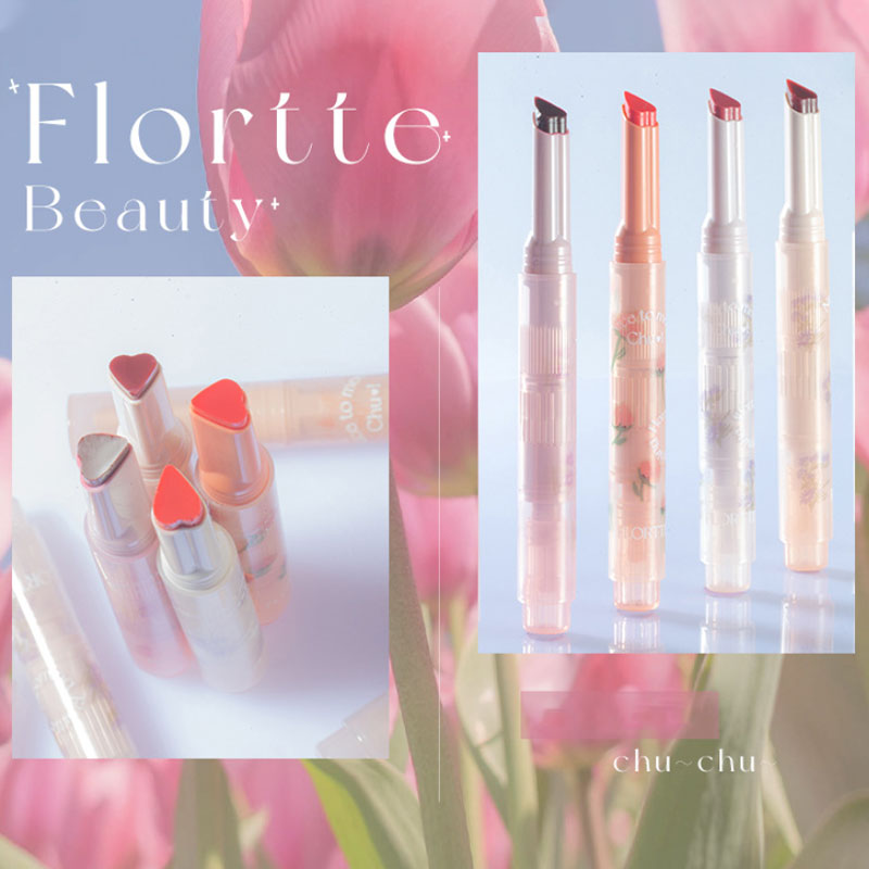 FLORTTE First Kiss Love Stick Lipstick Pen with Mirror Glow Market