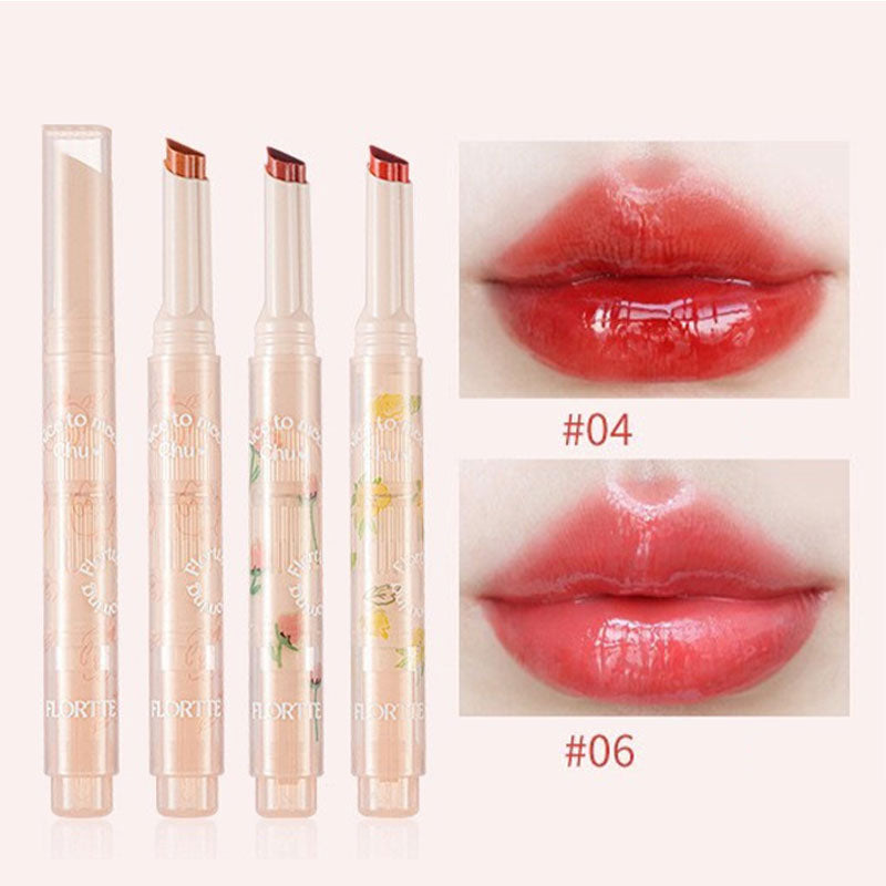 FLORTTE First Kiss Love Stick Lipstick Pen with Mirror Glow Market